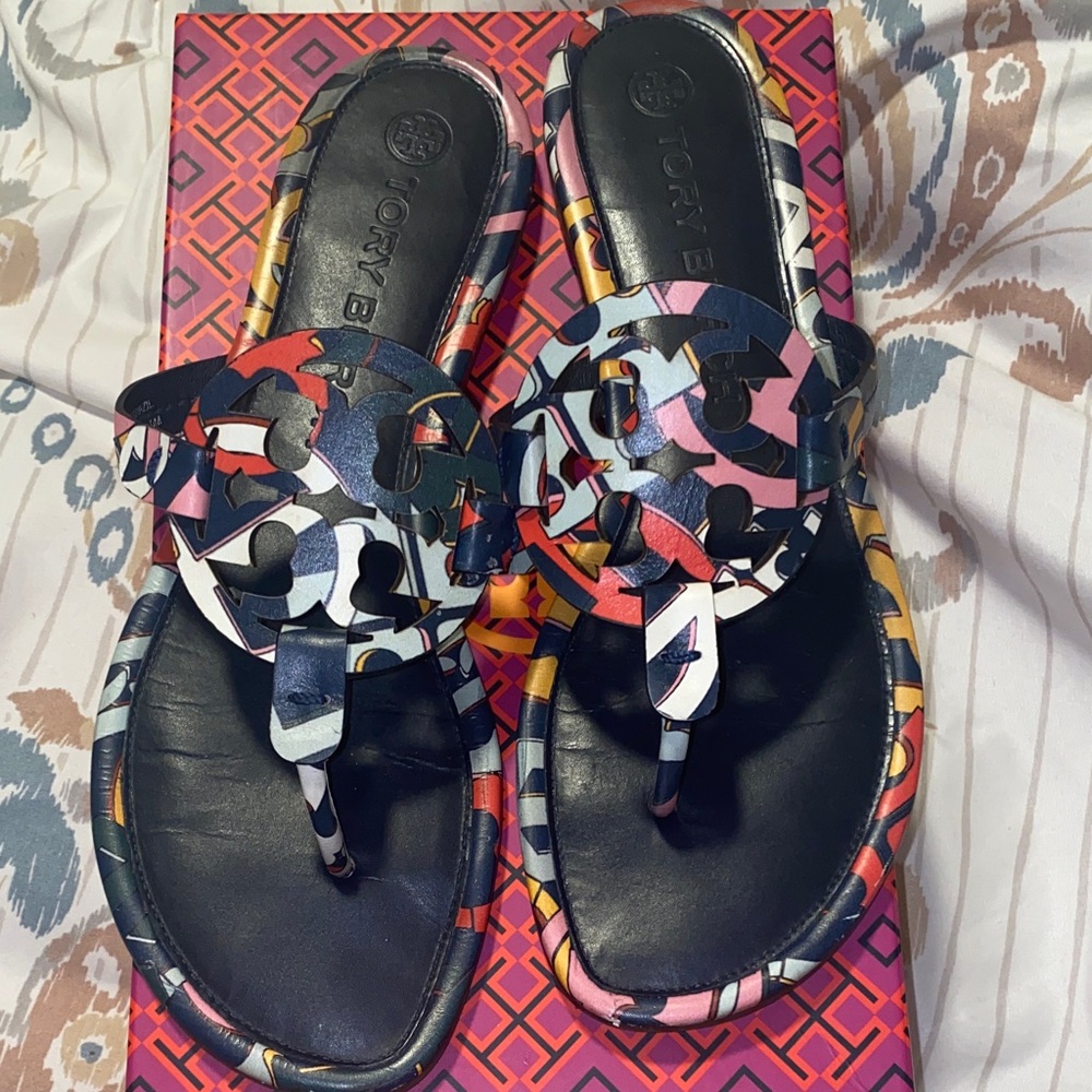 Tory Burch Colorful Patterned Women's Sandals